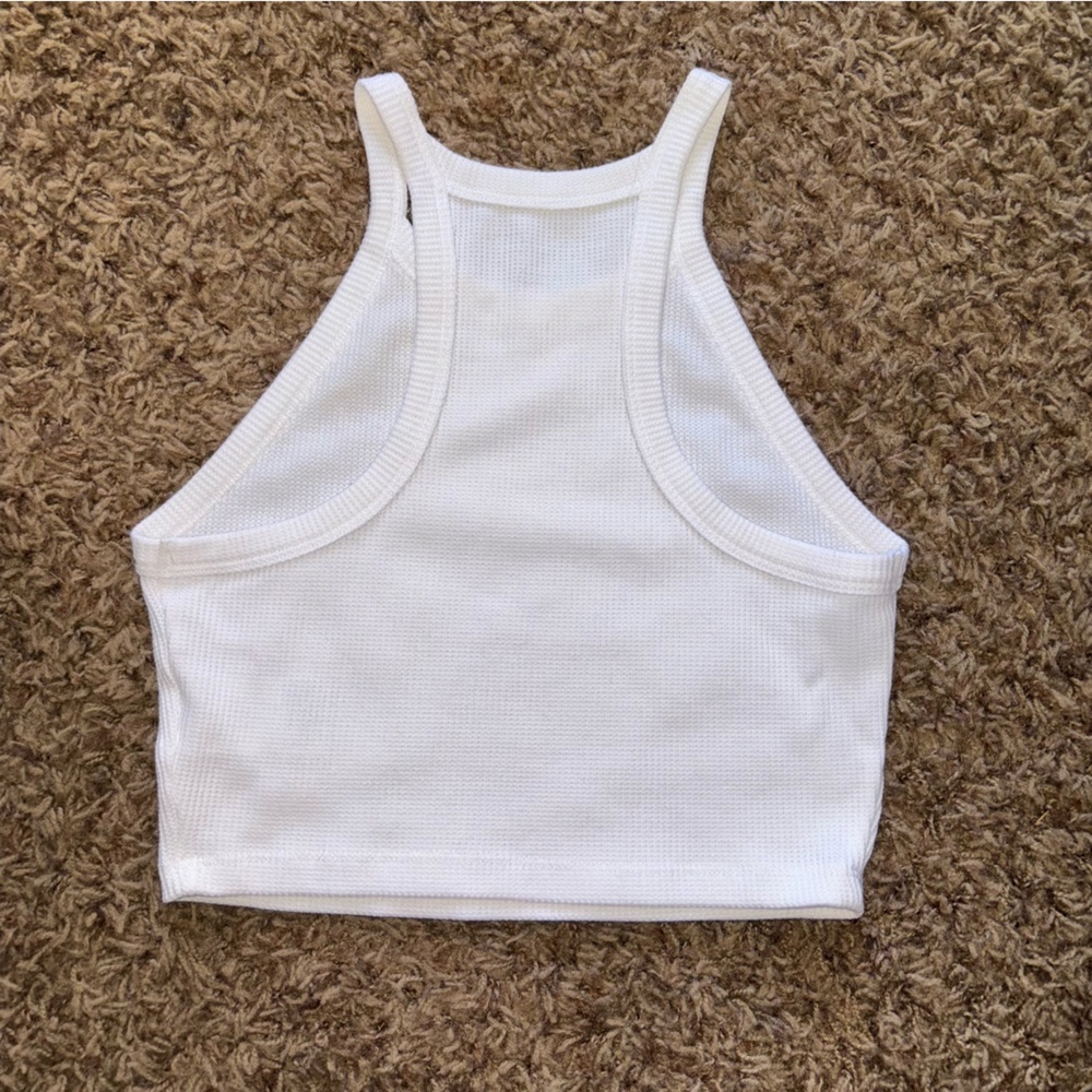 American Eagle Outfitters | White Razorback Tank Top - Picture 2 of 3